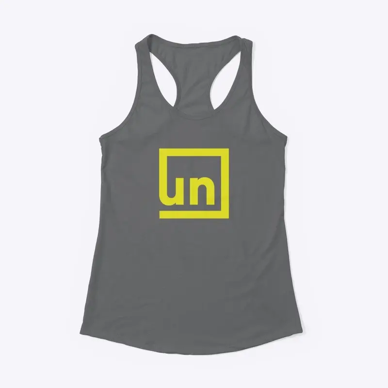 unaffiliated: shipping logo racer tee